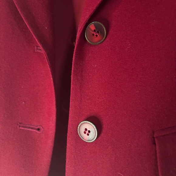 Vintage Pendleton Rich Red Wool Blazer - Picture 3 of 5